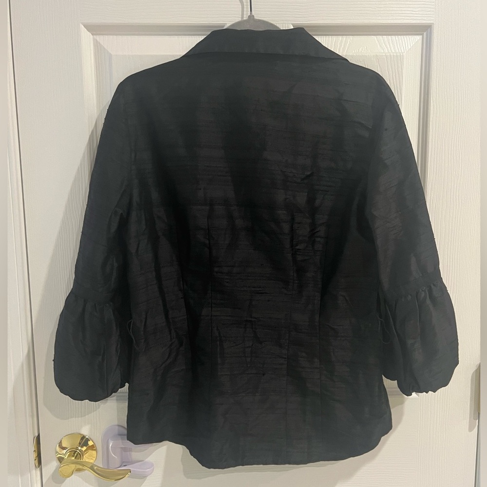 Lafayette 148 100% Silk Blouse - Picture 3 of 9
